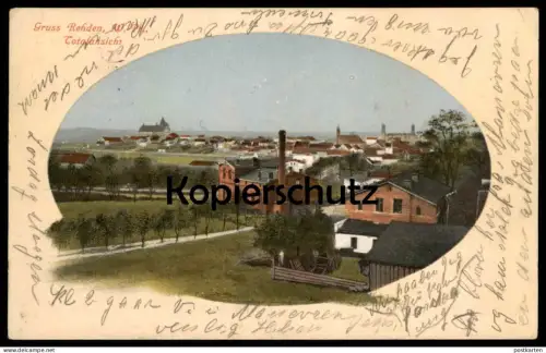 ALTE POSTKARTE GRUSS AUS REHDEN TOTALANSICHT PANORAMA WESTPREUSSEN Radzyń Chełmiński Ansichtskarte AK cpa postcard