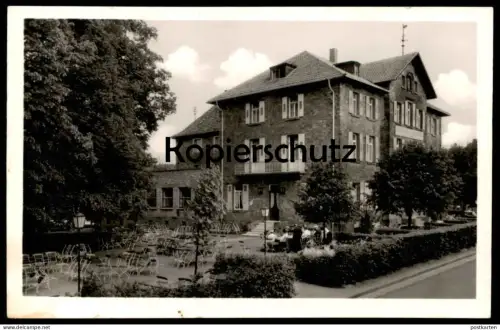 ALTE POSTKARTE WALDKURHAUS JOHANNISKREUZ TRIPPSTADT POST ÜBER LAMBRECHT RECKTECKSTEMPEL Ansichtskarte AK cpa postcard