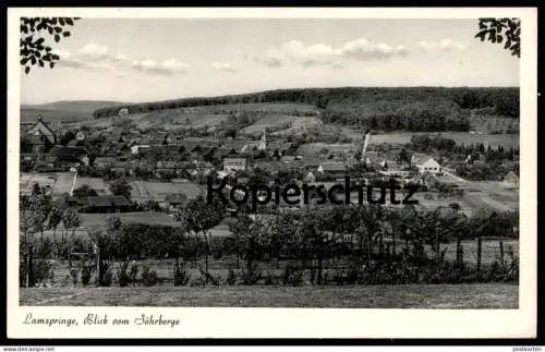 ÄLTERE POSTKARTE LAMSPRINGE BLICK VOM SÖHRBERGE SÖHRBERG PANORAMA GESAMTANSICHT Ansichtskarte postcard AK cpa