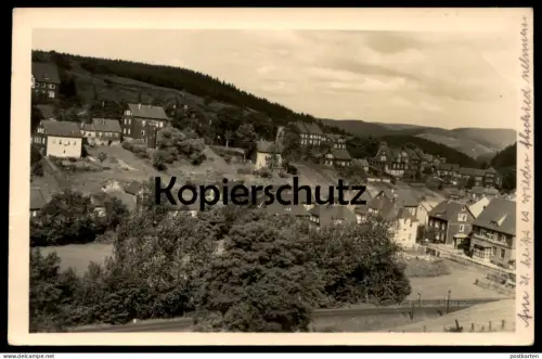 ÄLTERE POSTKARTE STÜTZERBACH KNEIPPBAD THÜRINGEN PANORAMA Kneipp Rennsteig cpa postcard AK Ansichtskarte