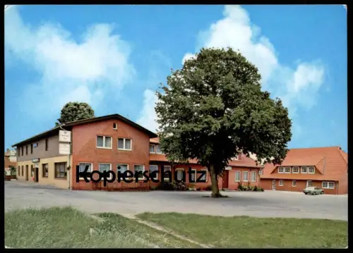 ÄLTERE POSTKARTE WALSRODE HOTEL RESTAURANT KARL-HEINZ MEYER Opel ? Auto Car Bier cpa postcard Ansichtskarte AK