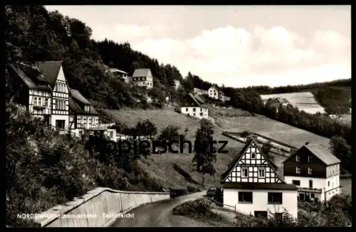 ÄLTERE POSTKARTE NORDENAU TEILANSICHT FACHWERK HOCHSAUERLAND SCHMALLENBERG Sauerland cpa postcard AK Ansichtskarte