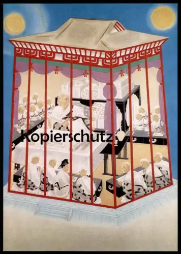 ÄLTERE POSTKARTE HSÜAN CHUANG TRANSLATION OF BUDDHIST SCRIPTURES TRAVEL RECORD CHINA JAPAN Buddismus cpa postcard AK