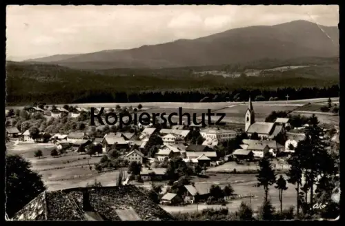ÄLTERE POSTKARTE NEUSCHÖNAU BAYERISCHER WALD BAYERN TOTALANSICHT Gesamtansicht Kirche Ansichtskarte AK cpa postcard
