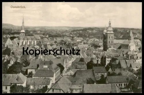 ALTE POSTKARTE OSNABRÜCK OFFENER HOCHALTAR MIT BISCHÖFLICHEM THRON Kirche church AK Ansichtskarte cpa postcard