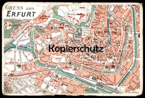 ALTE POSTKARTE KEHL BLICK VON DER KATHOLISCHEN KIRCHE PANORAMA TOTALANSICHT Ansichtskarte postcard cpa AK