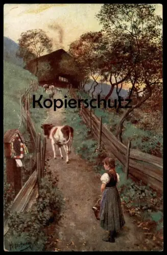 ALTE POSTKARTE HOHE SALVE 1824 M HOPFGARTEN bei Wörgl Kufstein Kitzbühel Kirche church Tirol Austria Österreich Alpen