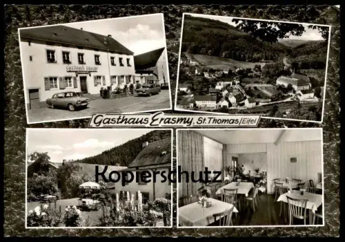 ÄLTERE POSTKARTE GASTHAUS ERASMY ST. THOMAS ÜBER BITBURG BEI KYLLBURG Bitburger Land cpa postcard AK Ansichtskarte