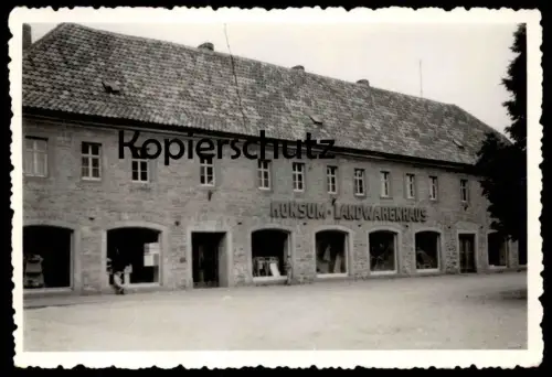 ALTE FOTO POSTKARTE HERINGEN HELME KONSUM LANDWARENHAUS 1966 KREIS NORDHAUSEN cpa photo postcard