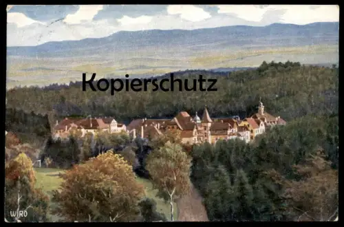 ALTE POSTKARTE PORTA WESTFALICA ARMINSBERG MIT HOTEL GROSSER KURFÜRST Schiff postcard Ansichtskarte cpa AK