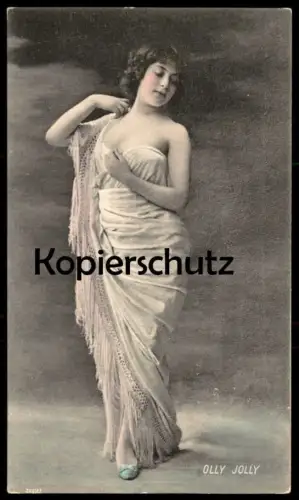 ALTE POSTKARTE OLLY JOLLY THEATER SCHAUSPIELERIN ARTISTIN Tänzerin artiste actress acteur Ansichtskarte AK cpa postcard