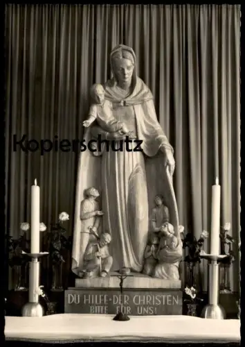 ÄLTERE POSTKARTE SCHUTZMANTELMADONNA MADONNA BAD MEINBERG ERICH JAEKEL Ansichtskarte cpa postcard AK