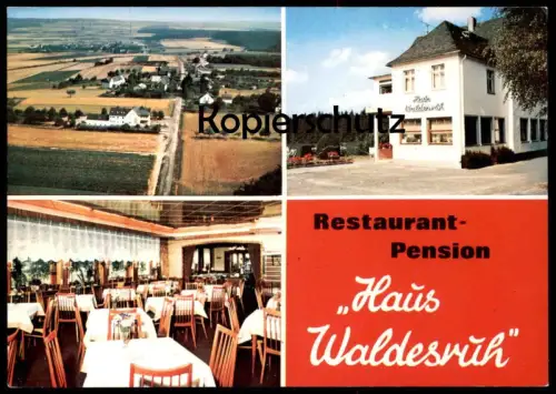 ÄLTERE POSTKARTE GAMMELSHAUSEN HUNSRÜCK PENSION WALDESRUH KARL JOSEF HARTMANN Hollnich Kastellaun Sinalco Ansichtskarte