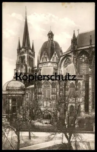 ALTE POSTKARTE AACHEN KAISER-DOM TURMPARTIE AK Ansichtskarte cpa postcard