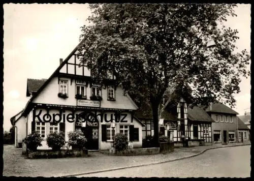 ÄLTERE POSTKARTE LIENEN IN WESTFALEN GASTHAUS ZUR POST BAUMKAMP Teutoburger Wald postcard Ansichtskarte AK cpa