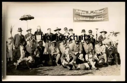 ALTE FOTO POSTKARTE NORDERNEY LÄNDERTREFFEN GRIECHENLAND NORDERNEY Karneval ? Schminke carnival carneval ? photo