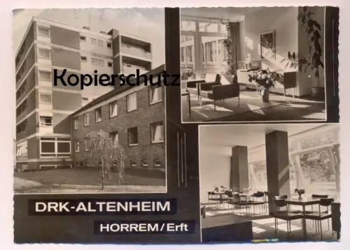 ÄLTERE POSTKARTE KERPEN HORREM ERFT ERFTSTRASSE 1 DRK ALTENHEIM Ansichtskarte postcard cpa AK