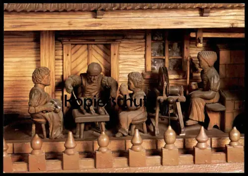 ÄLTERE POSTKARTE TREBECHOVICKY BETLEM TREBECHOVICE KRIPPE SEVCOVSKÁ DILNA crib Tschechische Republik Ceska shoe Schuh