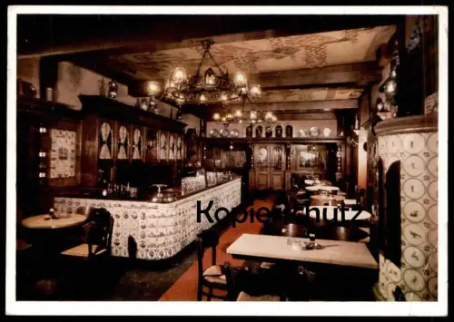 ÄLTERE POSTKARTE MAGDEBURG PETRIFÖRDER PETRIKIRCHE RIND- SCHWEINSCHLÄCHTEREI KARL HAHMANN MAGGI SCHILD Ansichtskarte