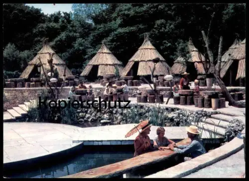 ÄLTERE POSTKARTE VARNA BAPHA RESTAURANT KOLIBI Bulgaria Bulgarien Bulgarie Ansichtskarte postcard cpa AK