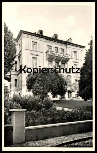 ALTE POSTKARTE BAD SCHWALBACH HAUS AM PARK UNTERTAUNUS Taunus Ansichtskarte AK cpa postcard