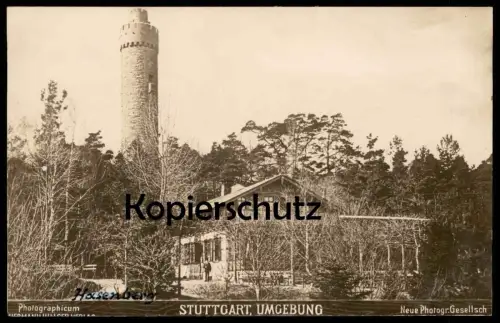 ALTE POSTKARTE STUTTGART UMGEBUNG JÄGERHAUS UND HASENBERG JOSEPH KÜRSCHNER Ansichtskarte AK cpa postcard