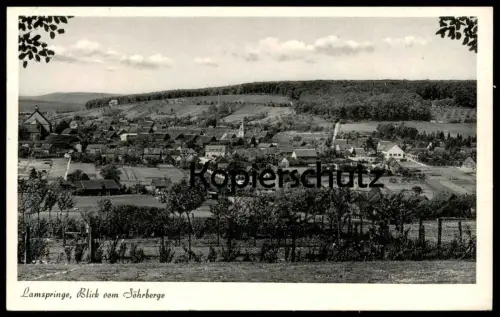 ÄLTERE POSTKARTE LAMSPRINGE BLICK VOM SÖHRBERGE SÖHRBERG PANORAMA GESAMTANSICHT Ansichtskarte postcard AK cpa