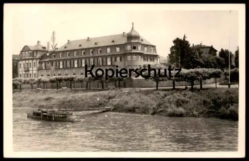 ÄLTERE POSTKARTE KUR- UND WEINORT UNKEL AM RHEIN PAXHEIM UND FREILIGRATHHAUS 1956 AK Ansichtskarte cpa postcard