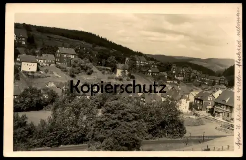 ÄLTERE POSTKARTE STÜTZERBACH KNEIPPBAD THÜRINGEN PANORAMA Kneipp Rennsteig cpa postcard AK Ansichtskarte