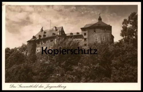 ALTE POSTKARTE JUGENDBURG FREUSBURG DAS GESAMTBILD Kirchen Sieg Landkreis Altenkirchen castle chateau AK Ansichtskarte