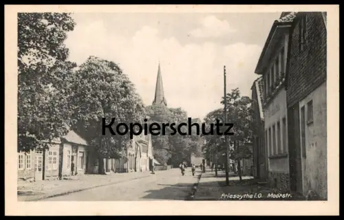 ALTE POSTKARTE FRIESOYTHE MOORSTRASSE OLDENBURGER MÜNSTERLAND Ansichtskarte postcard cpa AK