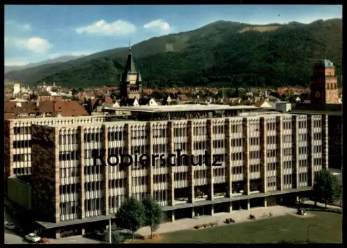 ÄLTERE POSTKARTE FREIBURG IM BREISGAU KARL LUDWIG UNIVERSITÄT NEUBAU PANORAMA Ansichtskarte postcard cpa AK