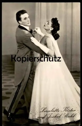 ZWEI ALTE KARTEN LIESELOTTE KÖSTER JOCKEL STAHL MARI TÖRÖCSIK ZOLTAN LATINOVITS FILM-SCHAUSPIELER DEFA VEB BERLIN DDR AK