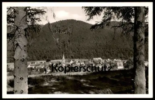 ÄLTERE POSTKARTE LUFTKURORT FREIENOHL MESCHEDE PANORAMA Totalansicht Sauerland Ansichtskarte AK postcard cpa