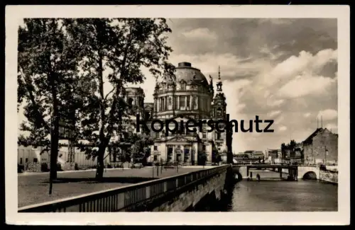 ÄLTERE POSTKARTE BERLIN DOM AM MARX-ENGELS-PLATZ 1955 Ansichtskarte AK postcard cpa
