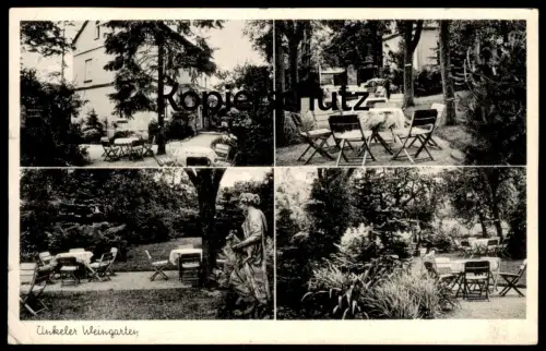 ÄLTERE POSTKARTE FREMDENHEIM HAUSEN UNKELER WEINGARTEN UNKEL AM RHEIN GROSSER PARK GARAGE AK Ansichtskarte cpa postcard