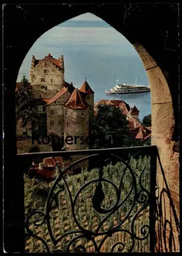 ÄLTERE POSTKARTE MEERSBURG AM BODENSEE KÖNIGSBURG Schiff Weinberg Wein Schmiedekunst Ansichtskarte AK postcard cpa