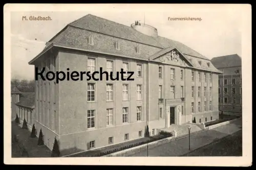 ALTE POSTKARTE MÖNCHENGLADBACH 1911 FEUERVERSICHERUNG Versicherung fire insurance assurance incendie AK postcard cpa