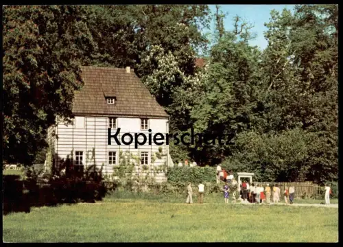 ÄLTERE POSTKARTE WEIMAR GARTENHAUS GOETHE IM PARK AN DER ILM Dichter Poet poète Ansichtskarte AK postcard cpa
