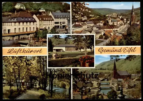 ÄLTERE POSTKARTE GEMÜND SCHLEIDEN EIFEL KNEIPP-KURSTADT cpa postcard AK Ansichtskarte