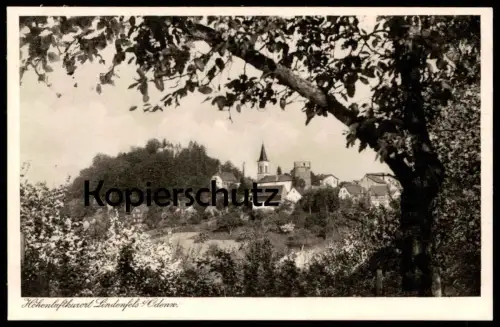 ALTE POSTKARTE HÖHENLUFTKURORT LINDENFELS IM ODENWALD PANORAMA AK Ansichtskarte cpa postcard