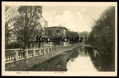 ALTE POSTKARTE BONN AM WEIHER 1910 Ansichtskarte AK cpa postcard