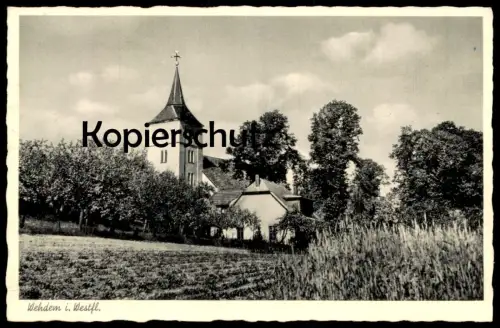 ÄLTERE POSTKARTE WEHDEM STEMWEDE KIRCHE Kreis Minden-Lübbecke AK Ansichtskarte cpa église church postcard