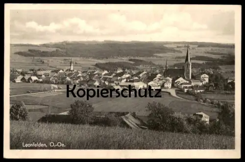 ALTE POSTKARTE BAD LEONFELDEN PANORAMA bei Linz Oberösterreich Austria Österreich Ansichtskarte AK postcard cpa