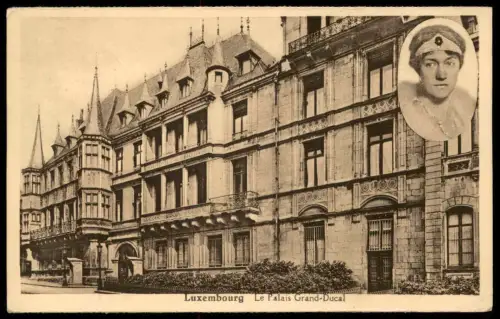 ALTE POSTKARTE LUXEMBOURG LE PALAIS GRAND-DUCAL Großherzogin Charlotte Luxemburg Luxembourg Duke Duchess cpa postcard AK