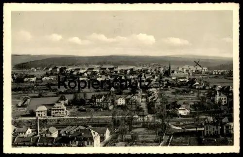 ALTE POSTKARTE SAARBURG 1953 VUE GÉNÉRALE Gesamtansicht Eisenbahn Chemin de fer Railway cachet militaire Militärstempel