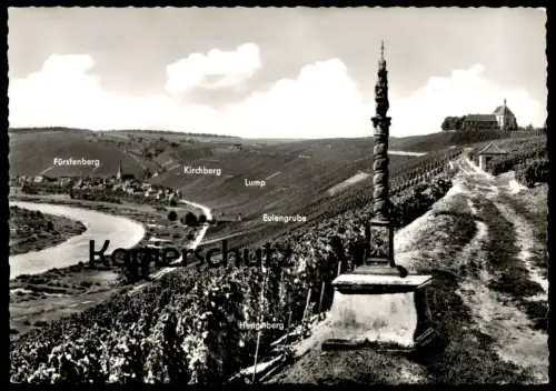 ÄLTERE POSTKARTE VOGELSBURG MIT ESCHERNDORF bei Volkach am Main Fürstenberg Kirchberg Lump Eulengrube Hengstberg AK cpa