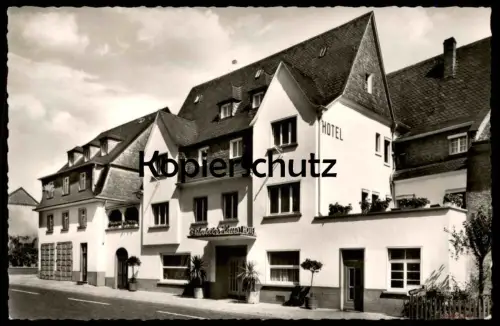 ÄLTERE POSTKARTE BRIEDEL BRIEDELER HAUS Zell Cochem Mosel Hotel & Pension Briedeler Liegeterasse Ansichtskarte