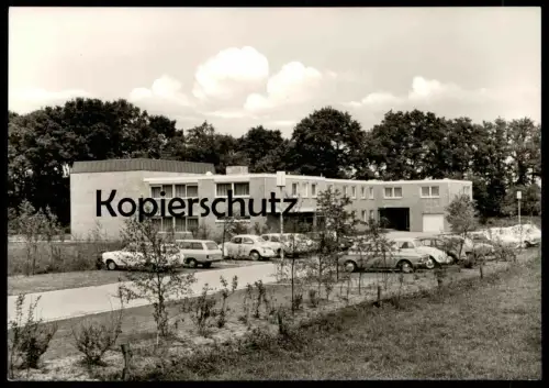 ÄLTERE POSTKARTE BAD ZWISCHENAHN BILDUNGSSTÄTTE Auto Autos Car Cars Opel Kadett Volkswagen VW Käfer Coccinelle postcard