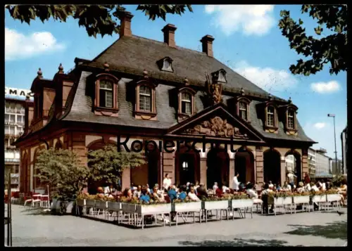 ÄLTERE POSTKARTE FRANKFURT AM MAIN HAUPTWACHE CAFÉ 1981 cpa postcard AK Ansichtskarte